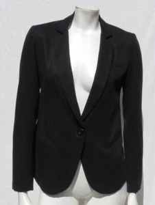 CARTONNIER Anthropologie USA XS 2 schwarz weich Tencel Twill Blazer Jacke Top gebraucht, in einwandfreiem Zustand - Bild 1 von 7
