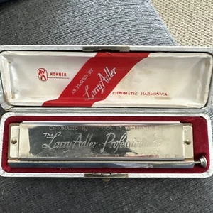 Vintage Hohner Larry Adler Professional Chromatic Harmonica 16 Holes Key Of C - Picture 1 of 6