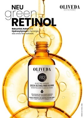 (1.765,00€/l) Oliveda F82 Bakuchiol GREEN RETINOL FACE ELIXIR 30ml
