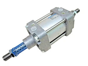 FESTO 80 MM Bore X 35 MM Stroke NBSD3-CE02A-AI Pneumatic Cylinder Dbl Rod - Picture 1 of 7