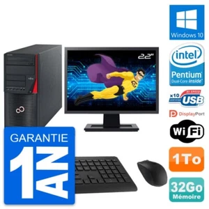 PC tour Fujitsu W530 Bildschirm 22 " Pentium G3220 RAM 32Go Disc 1To Windows 10 - Bild 1 von 8