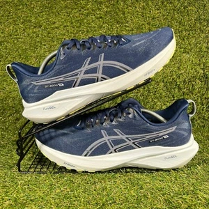 Asics Trainers Mens Size UK 11.5 GT-2000 13 Navy Blue White Mesh Running Shoes - Picture 1 of 9