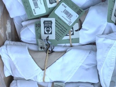 Camisa de manga larga blanca lisa Sahara REI 193091 para hombre clásica caminata con UPF, NUEVA Foto 1 de 4