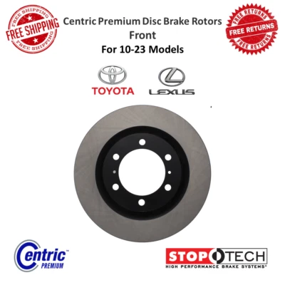 StopTech Centric Premium Disc Brake Rotor Front For Lexus GX460 / Toyota 4Runner - Image 1 of 4