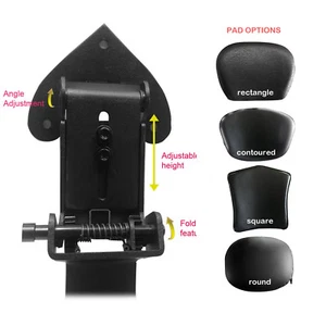 Adjustable Driver's Backrest  07+ Harley Davidson Softail Heritage Springer  - Picture 1 of 10