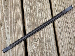 CWD Black Calfskin Covered English Dressage Browband - Size 2 (Cob) - NWOT - Picture 1 of 7