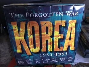 Korea 1950-1953 - The Forgotten War - Complete 7 Tape Boxed Set (VHS, 1998)  - Picture 1 of 2