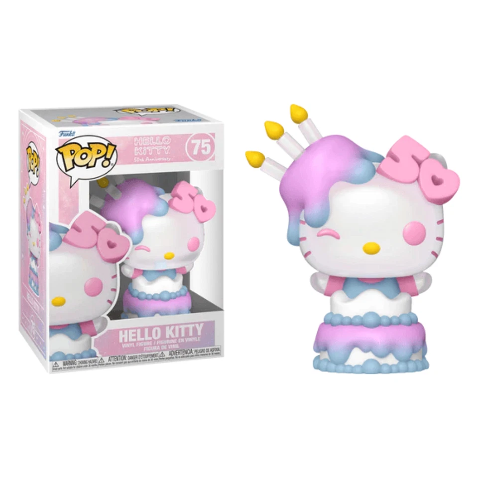 Funko POP Hello Kitty in Cake #75 - Sanrio - Hello Kitty - Figurine Vinyle - Photo 1/2