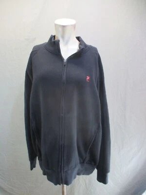 Chaqueta deportiva FILA talla L para hombre mezcla de algodón cremallera completa bolsillo forrada de lana 696 Foto 1 de 4
