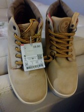 Zara Boys Collection Suede Boots Laces Sz.4/36 Nwt
