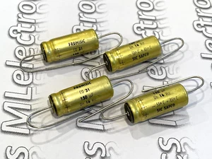 4x Condensador electrolítico axial Sic-Safco PROMISIC CO31 150uF 16V Nuevo de Lote Antiguo - Imagen 1 de 6