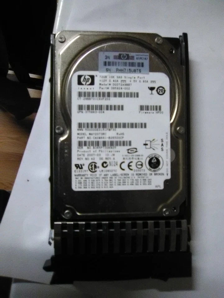 HP Fujitsu MAY2073RC CA06651-29500CP 2.5" 72GB 10K RPM SAS Hard Disk Drive - Image 1 of 2