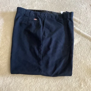 Neu mit Etikett Dickies Original 874 Flex Arbeitshose Größe 44 x 30 marineblau klassische Uniform Schule - Bild 1 von 10