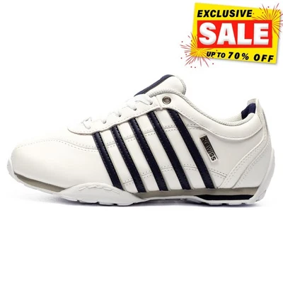 K Swiss Arvee 1.5 Herren Klassisch Leger Retro Sportlich Leder Turnschuhe Sneakers - Bild 1 von 4
