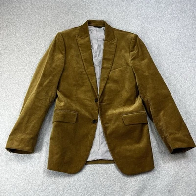 Blazer Banana Republic para hombre 38R Duca Visconti. Abrigo deportivo marrón pana Foto 1 de 4