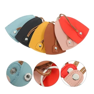 6 Pcs Key Organizer Pull Out Type Pouch Car Sleeve Cases for Keys - Picture 1 of 12