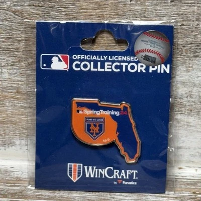 WinCraft MLB New York Mets Port St. Lucie Collector Pin SPRING TRAINING New - Image 1 of 4