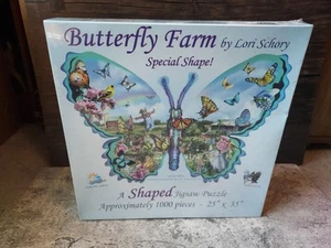 Schmetterlingsfarm 1000-teiliges Puzzle von Lori Schory neu versiegelt in Box schön  - Bild 1 von 4