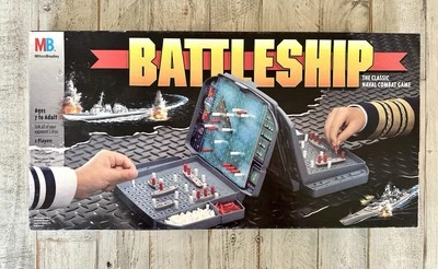 Vintage Battleship Milton Bradley MB 1996 90s Naval Classic Board Game COMPLETE - Image 1 of 4