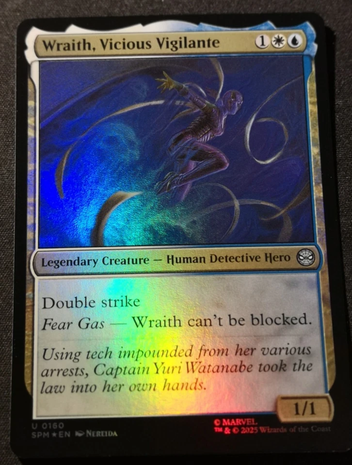 Wraith, Vicious Vigilante - Foil - SPM - MTG - EN - NM - 0160 - Image 1 of 1