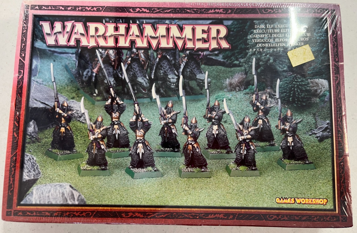Warhammer Dark Elves ミニチュアセット Warhammer Dark Elves ミニチュアセット Old school Dark Elves