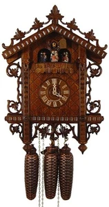 Reloj cuco caja de tren 1885 5.8120.01.C NUEVO - Imagen 1 de 1