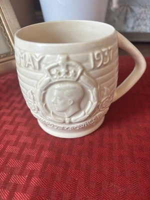 Commemorative Beswick Ware Mug Coronation Of Edward VIII Rare Abandoned Event - Image 1 of 4
