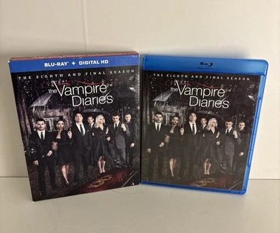 The Vampire Diaries: The Eighth and Final Season (Blu-ray Disc, 2017) with slip - Immagine 1 di 4