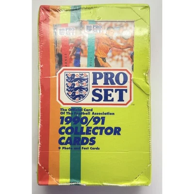 Juego profesional - Tarjetas de coleccionista de fútbol/fútbol 1990/91 - selladas Foto 1 de 2