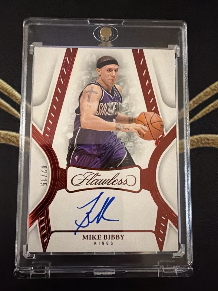 2024–25 Panini Flawless Mike Bibby красная с автографом /15 (FA-MBK) - Изображение 1 из 2