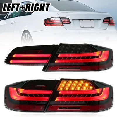 Luces traseras LED ahumadas L&R lámparas de freno para BMW Serie 3 330 335 M3 E92 2006-2012 Foto 1 de 4