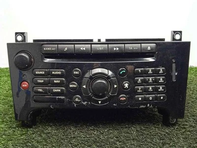 96660692XS AUDIOSYSTEM / RADIO-CD / 673663 FÜR PEUGEOT 607 S2 2.7 HDI FAP CAT - Imagem 1 de 4