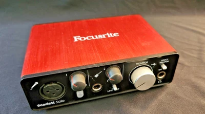 Focusrite Scarlett Solo 2nd Gen USB Audio Interface with USB cable - Working - Image 1 of 4