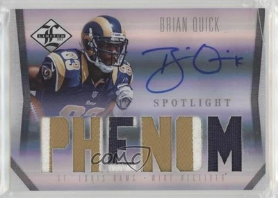 2012 Limited Phenom Spotlight Silver /49 Brian Quick #232 Rookie Auto RC - Image 1 of 2