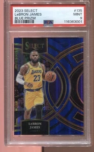 2023-24 Lebron James Blue Prizm #135 PSA9 Mint LA Lakers - Picture 1 of 2