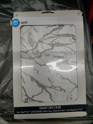 Snap-On Case ~ ONN ~ Various Models ~ White Marble Design ~ 2018 ~ !L⚪️⚪️K! - Image 1 of 3