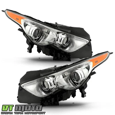 Para Infiniti FX35 FX50 QX70 2009-2017 sin paquete deportivo con faros proyectores AFS Foto 1 de 4
