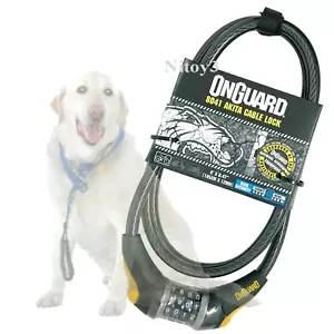 OnGuard 8041 Akita Lucchetto Quadrante Bici con Cavo - 185 cm X 12 mm - Foto 1 di 1