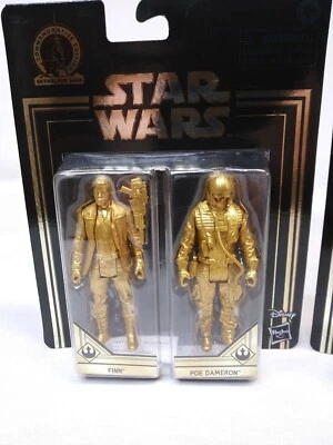 Figura de acción Star Wars Skywalker Saga Gold Finn & Poe Dameron Rey & Kylo Ren Foto 1 de 4