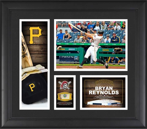Bryan Reynolds Pittsburgh Pirates Framed 15" x 17" Player Collage Cover