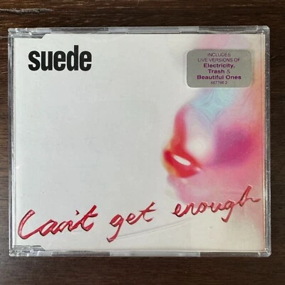 SUEDE - CAN'T GET ENOUGH / LIVE TRACKS (CD SINGLE) 1999!!  RARE!!  NUDE 667766 2 - Image 1 of 3