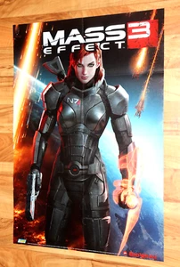 Mass Effect 3 / The Settlers Online Map PS3 Xbox 360 Very Rare Poster 75x53cm - Picture 1 of 4