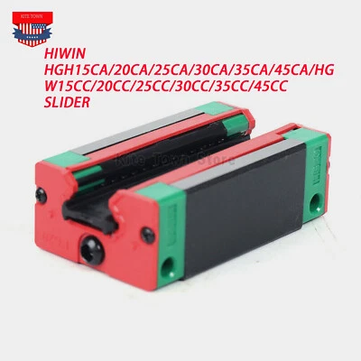 HIWIN HGH15CA/20CA/HGW15CC/20CC/25CC/35CC Slider For Linear Guideway HGH/HGW