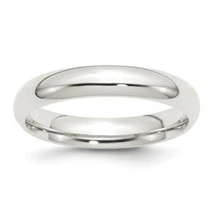 Sterling Silver 4mm Comfort Fit.5 Band Ring - Picture 1 of 7