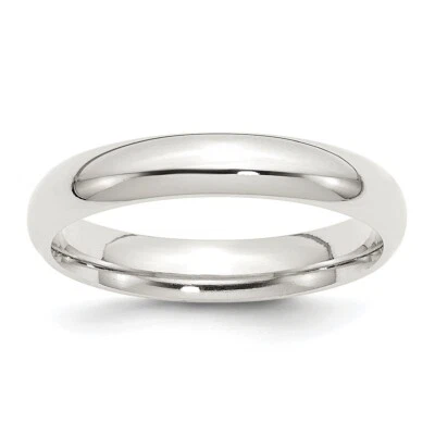 Sterling Silver 4mm Comfort Fit.5 Band Ring - Image 1 of 4