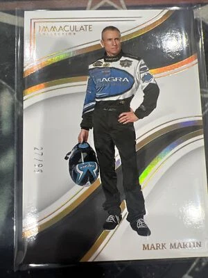 2023 Panini Chronicles Racing Mark Martin IMMACULATE GOLD  #27/89 - Image 1 of 3