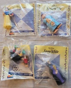 Snow White and the Seven Dwarfs Burger King Kids Club Meal Figures x FOUR - Picture 1 of 6