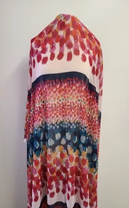 Lots of 2.9 yds Ikat variety of dots paint Theme Poly Chiffon Print fabric,A4-10 - Picture 1 of 3