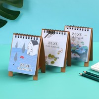 Cartoon Cute Agenda Table Desk Calendar Calendar School Office