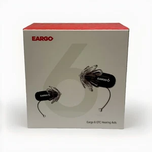 Eargo 6 Self-Fitting Hearing Aid/BRAND NEW SEALED BOX / WATER-RESISTANT - Picture 1 of 6